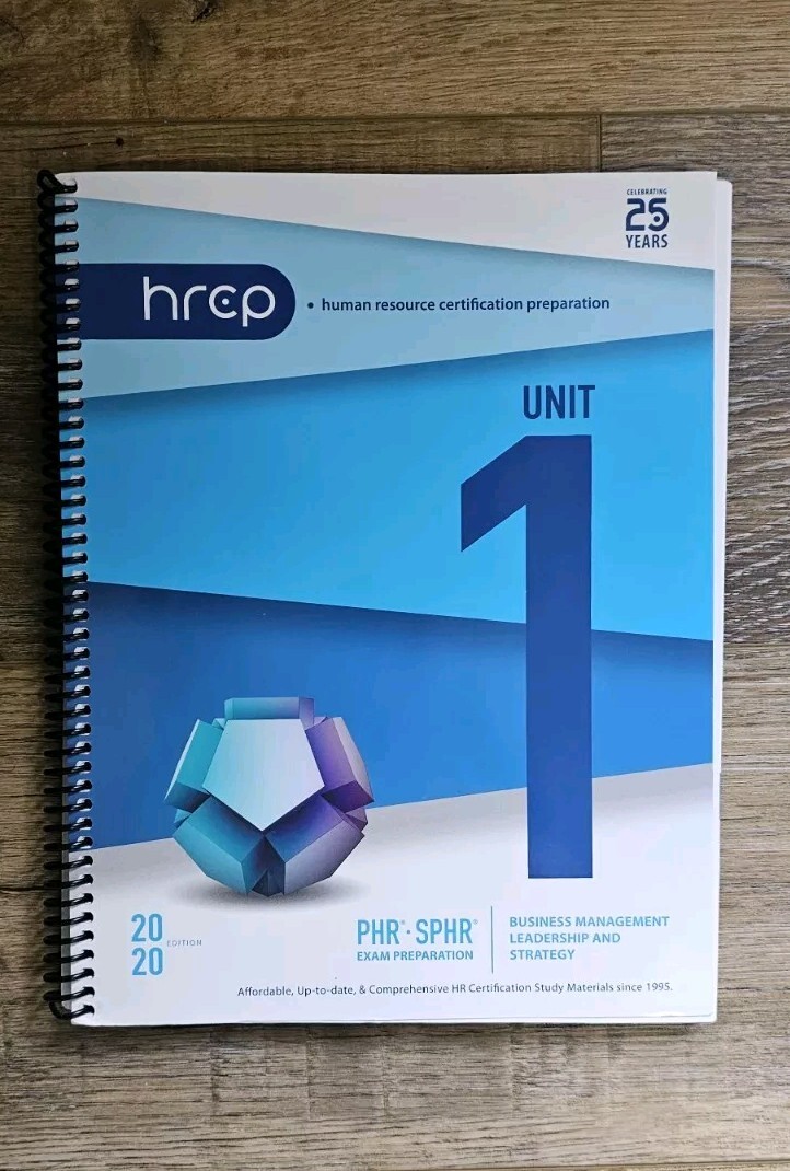 Human Resource Certification Preparation Books 2020