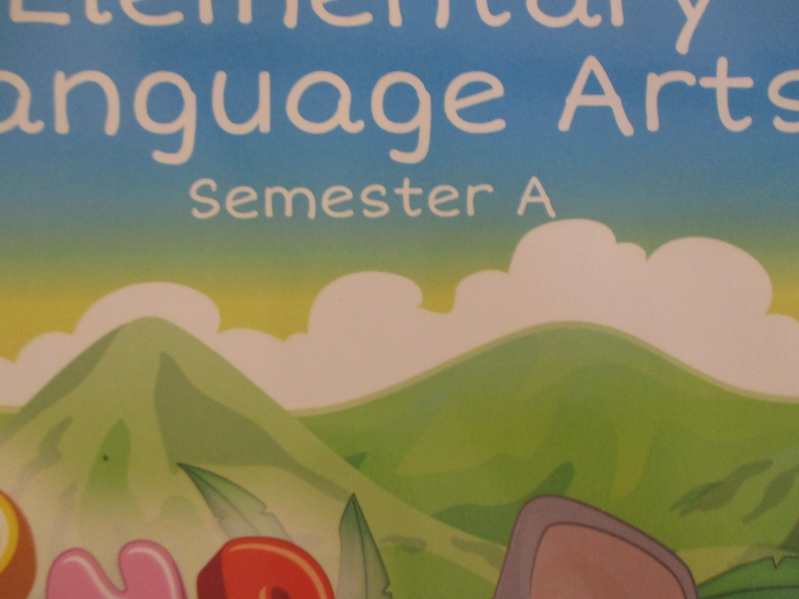Elementary Language Arts Workbook: 2nd Grade Semester A by Accelerate Education