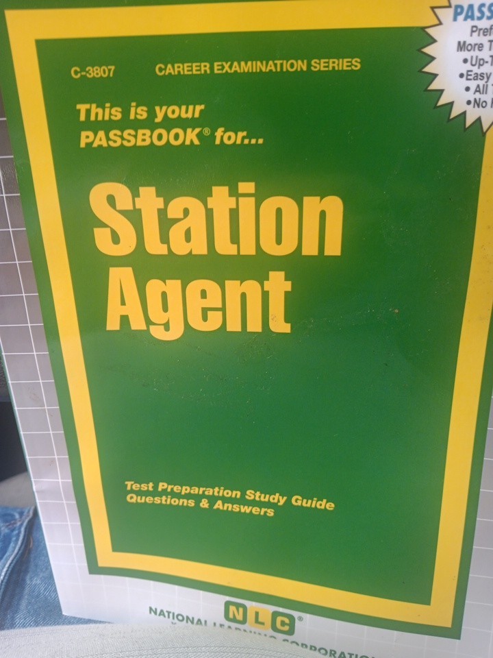 Station Agent Test Practice Passbook Upcoming Civil Service Exam New Free Ship