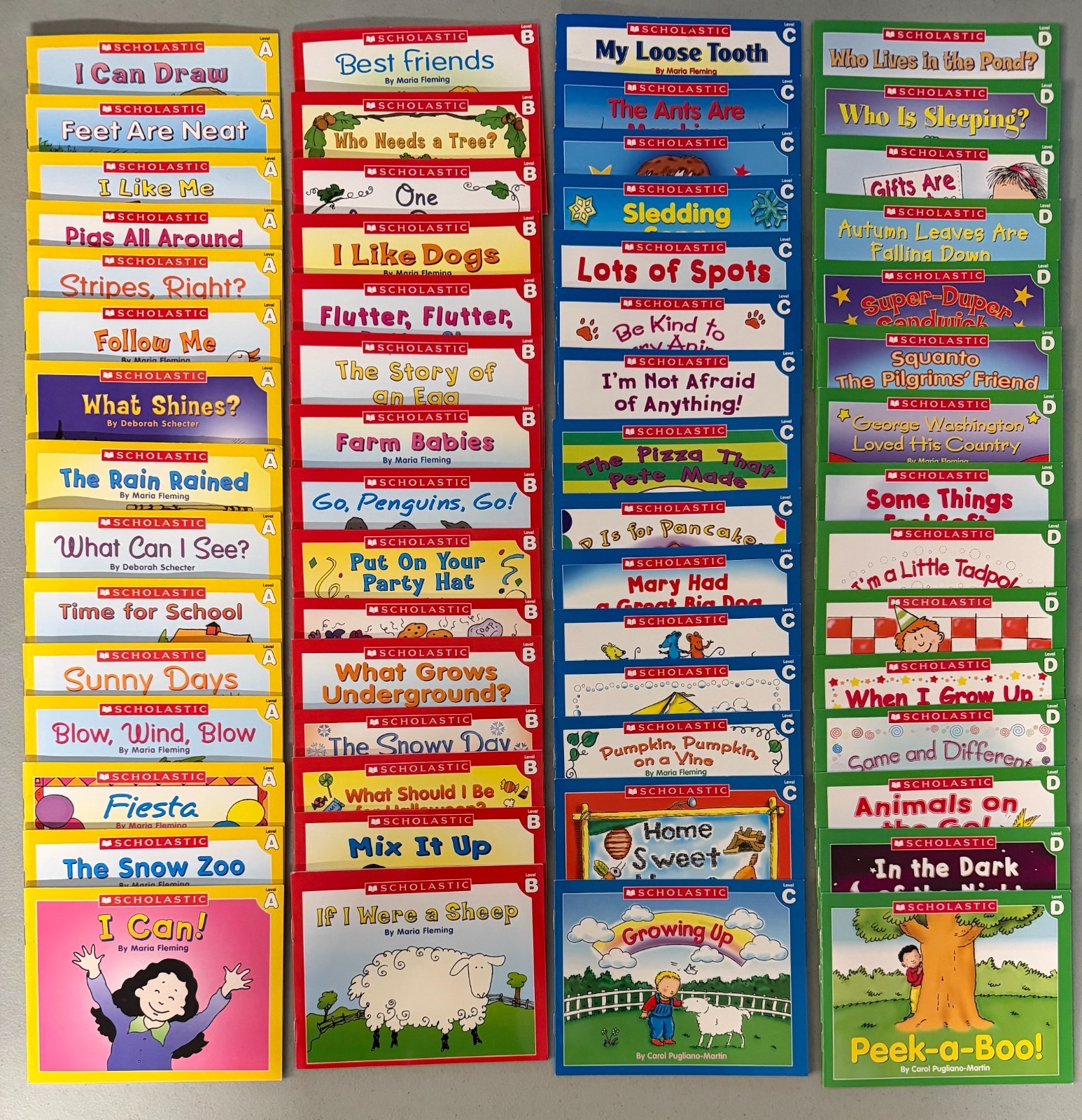 Scholastic Little Leveled Readers 60Book Set Kindergarten First Grade Homeschool