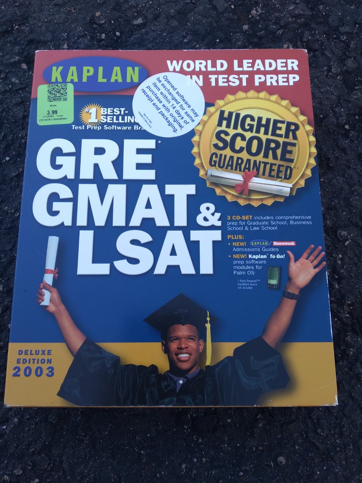 Kaplan GRE GMAT LSAT Sealed NEW 2003 Test Prep