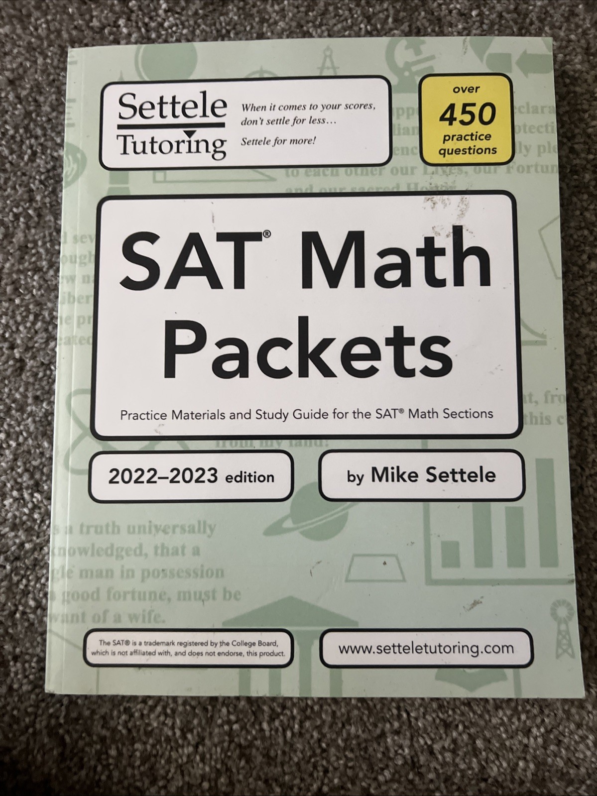 SAT Math Packets Practice Materials and Study Guide for The SAT Math Sections