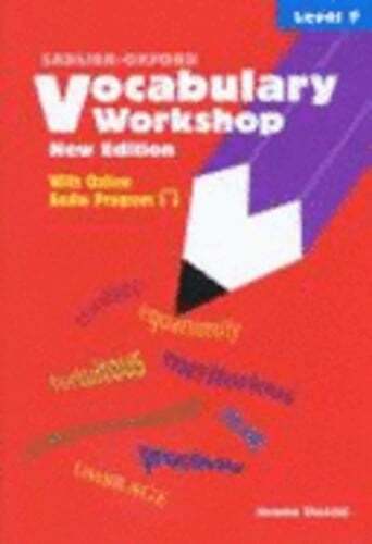 Vocabulary Workshop: Level F by Jerome Shostak: Used