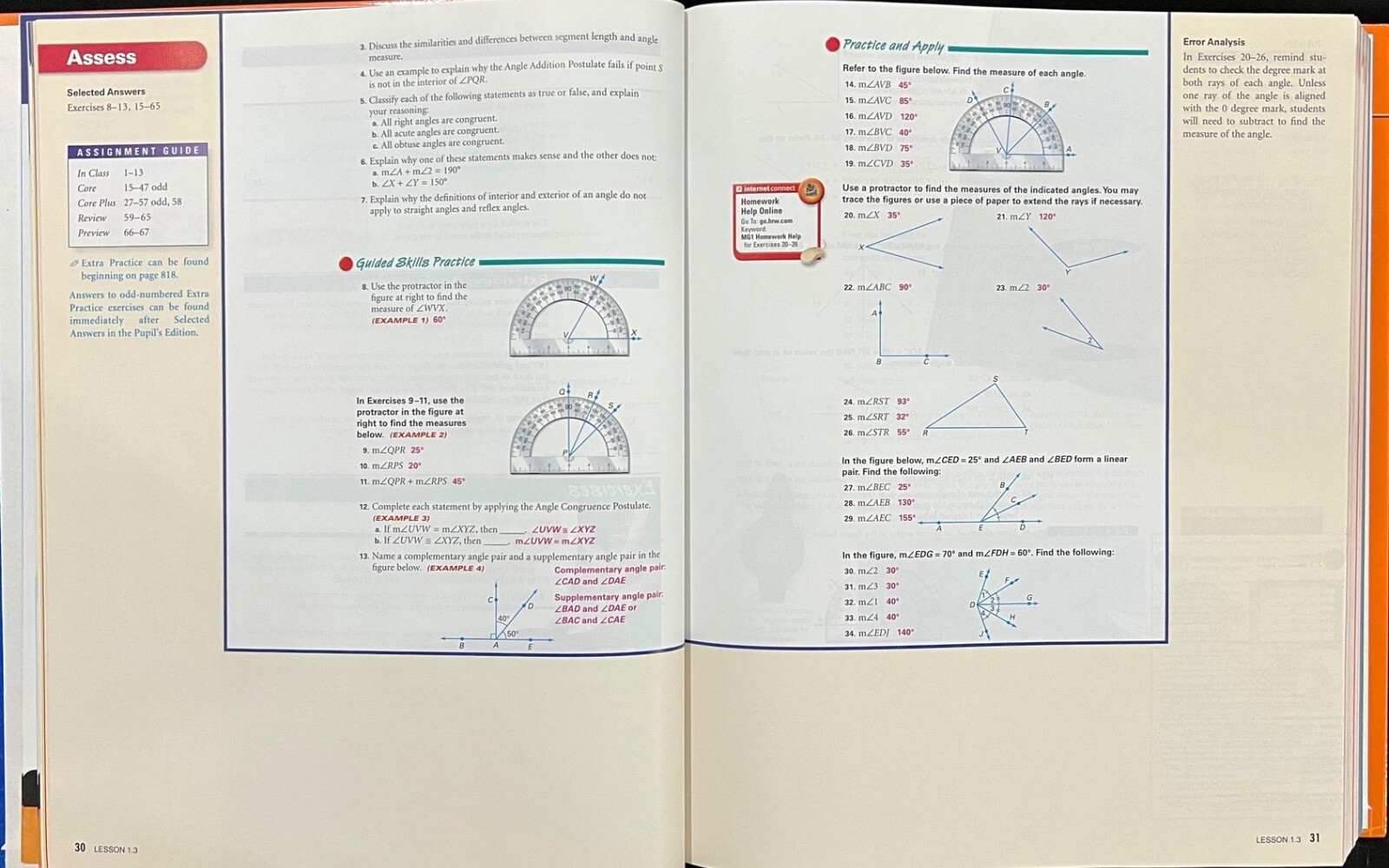 8th Grade & Up – GEOMETRY – TEACHER EDITION (2004, Holt, Rinehart and Winston)