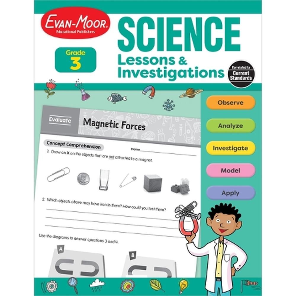 Science Lessons and Investigations, Grade 3 by Evan-Moor Educational Publishers