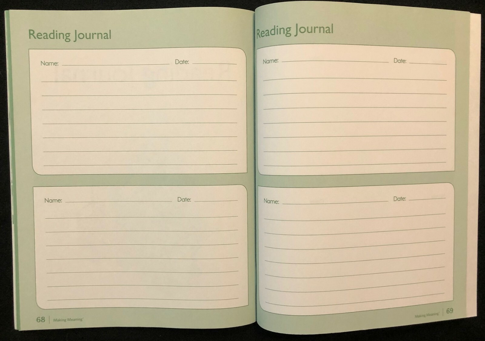 2nd – Making Meaning – FIVE (5) STUDENT RESPONSE BOOKS – Third Edition (2015)