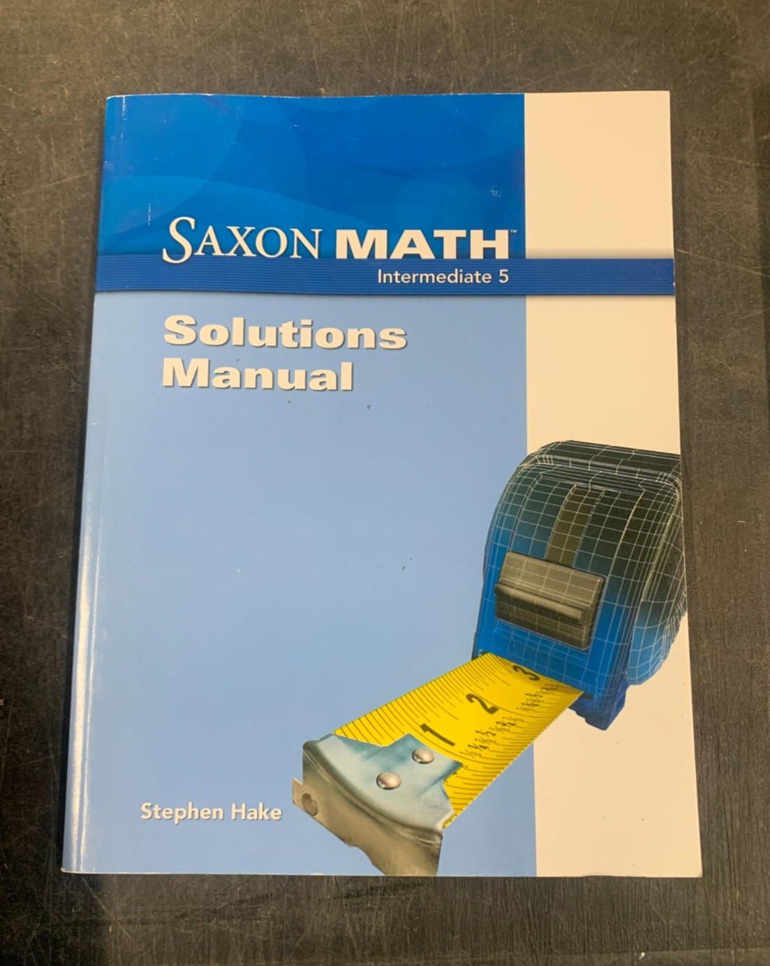 Saxon Math Intermediate 5 Solutions Manual Like New 2008