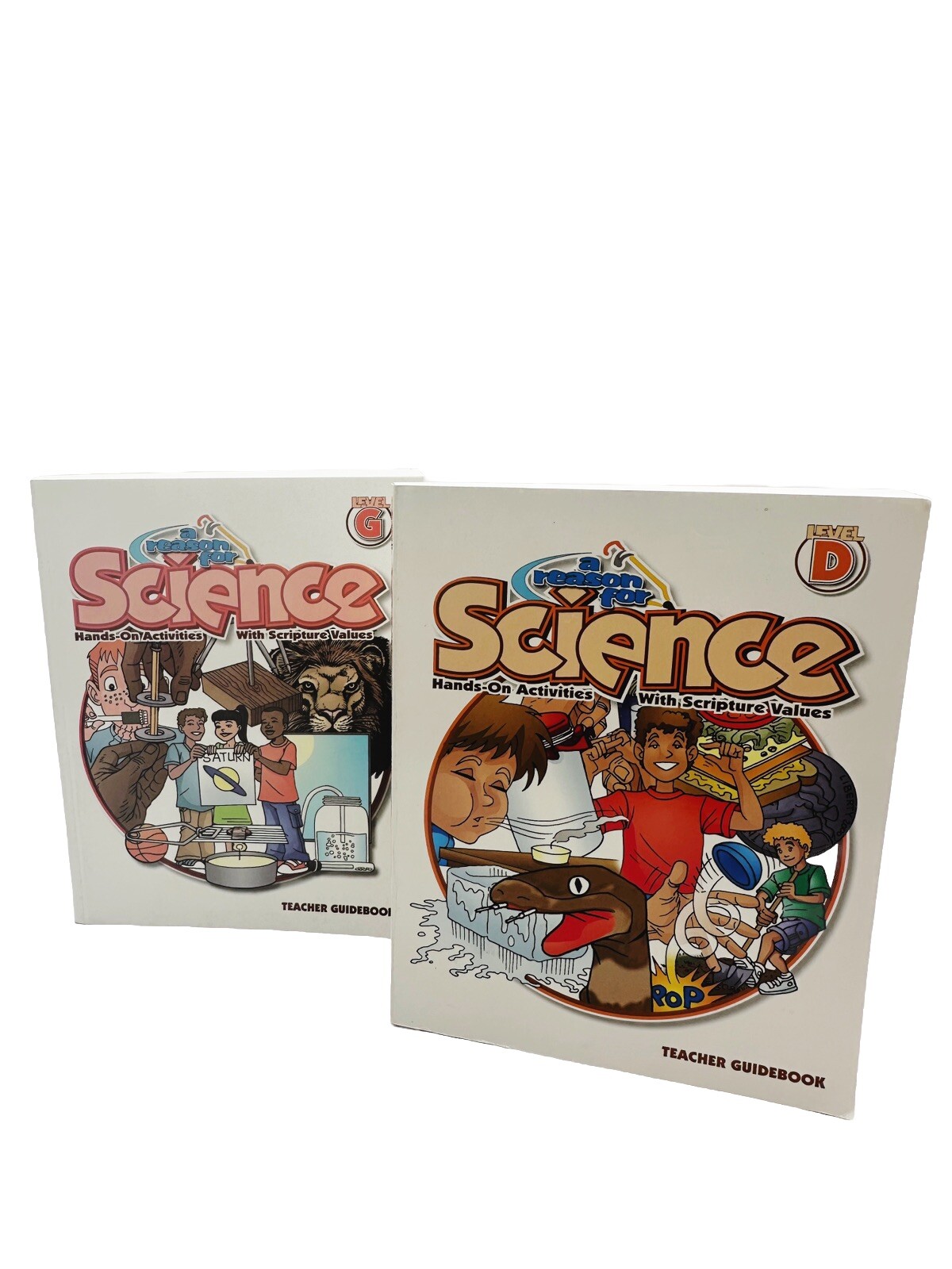 A Reason For Science Levels D/G Teacher Guidebook. Activities with scriptures