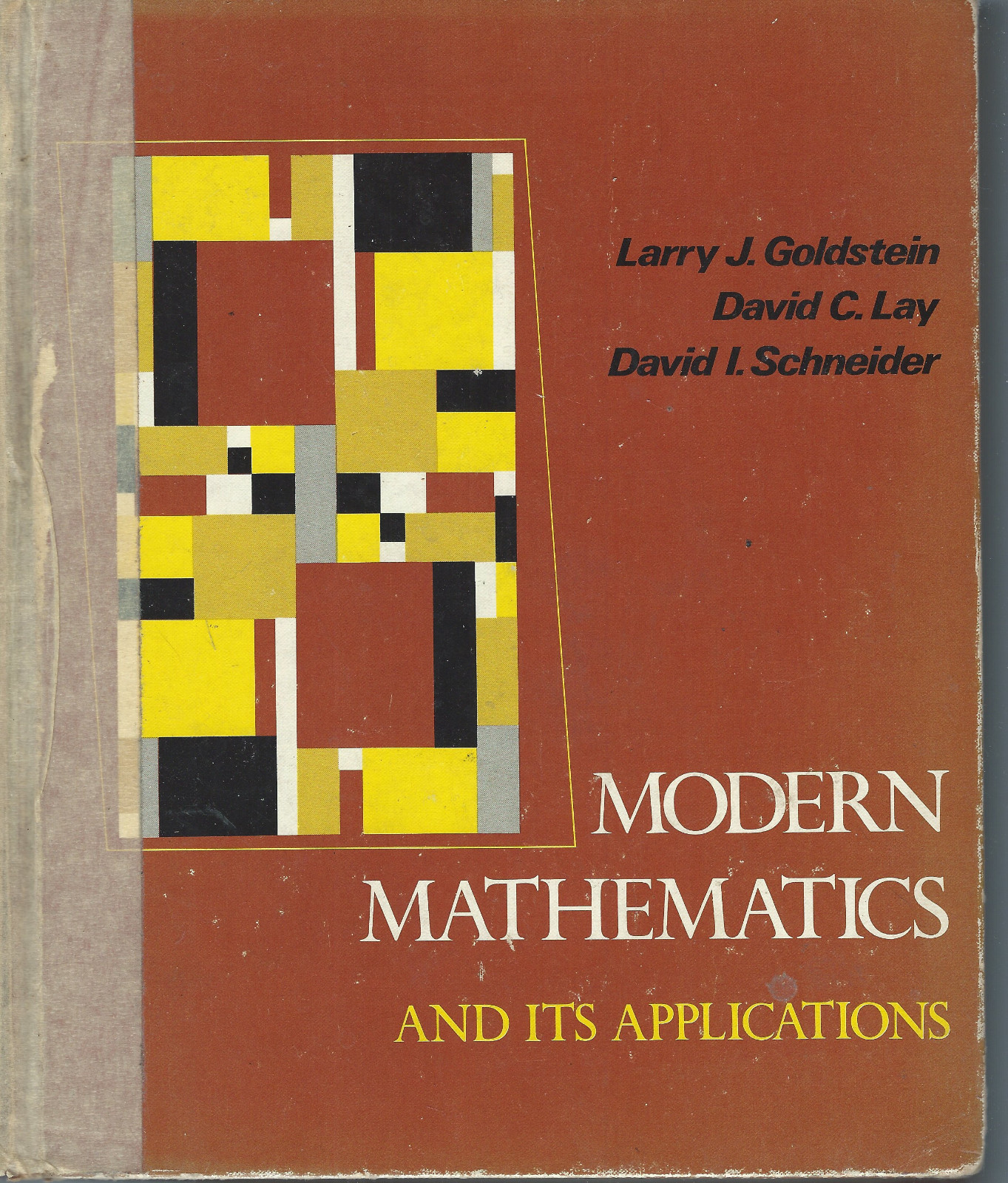 Modern Mathematics and Its Applications Schneider Goldstein 1980 Hardcover Book