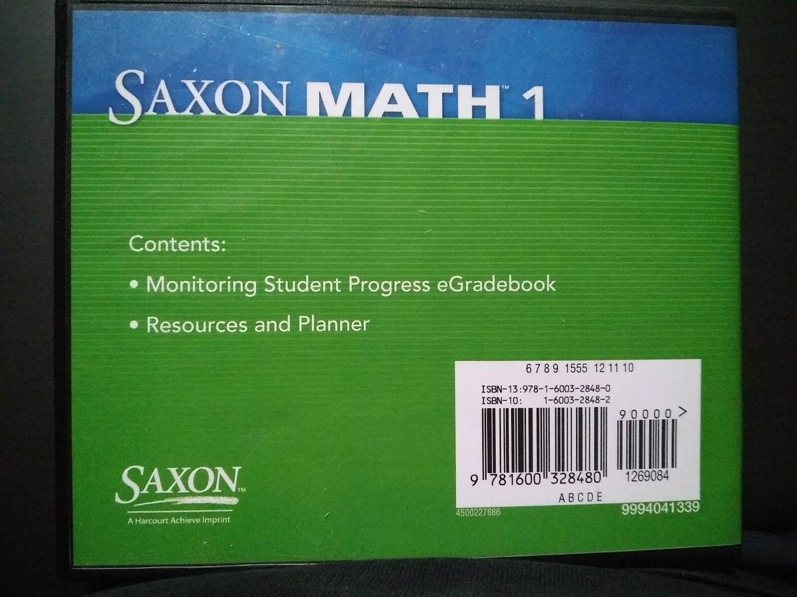 Saxon Math 1 Teacher Technology Package, 2 discs