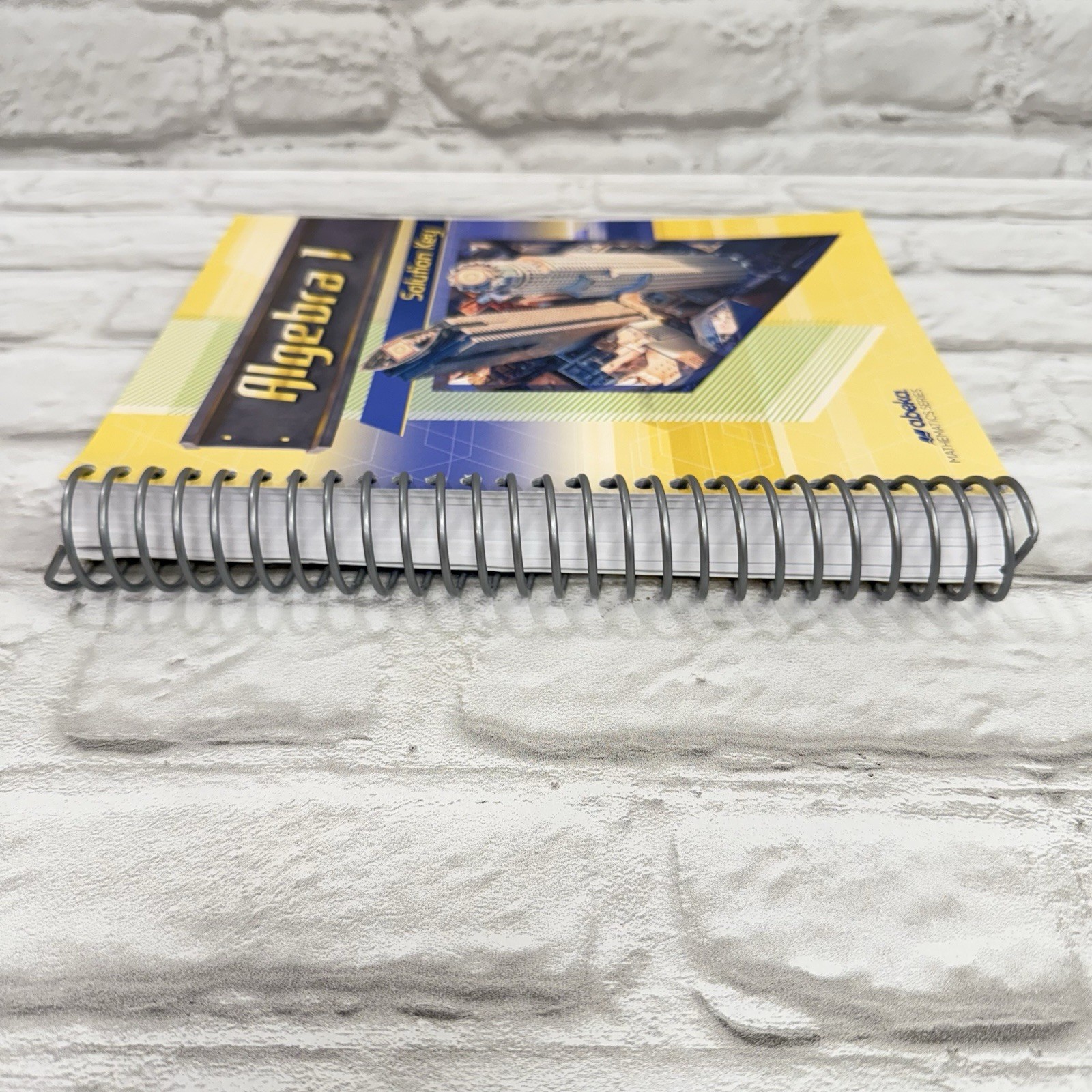 Abeka Algebra 1 Solution Key for Second Edition Student Text 9th Grade Very Good