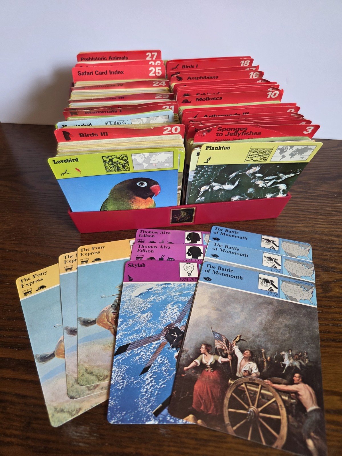 Vintage Safari Cards of Knowledge 1700+ Card Collection w/ Original Box 1975-78
