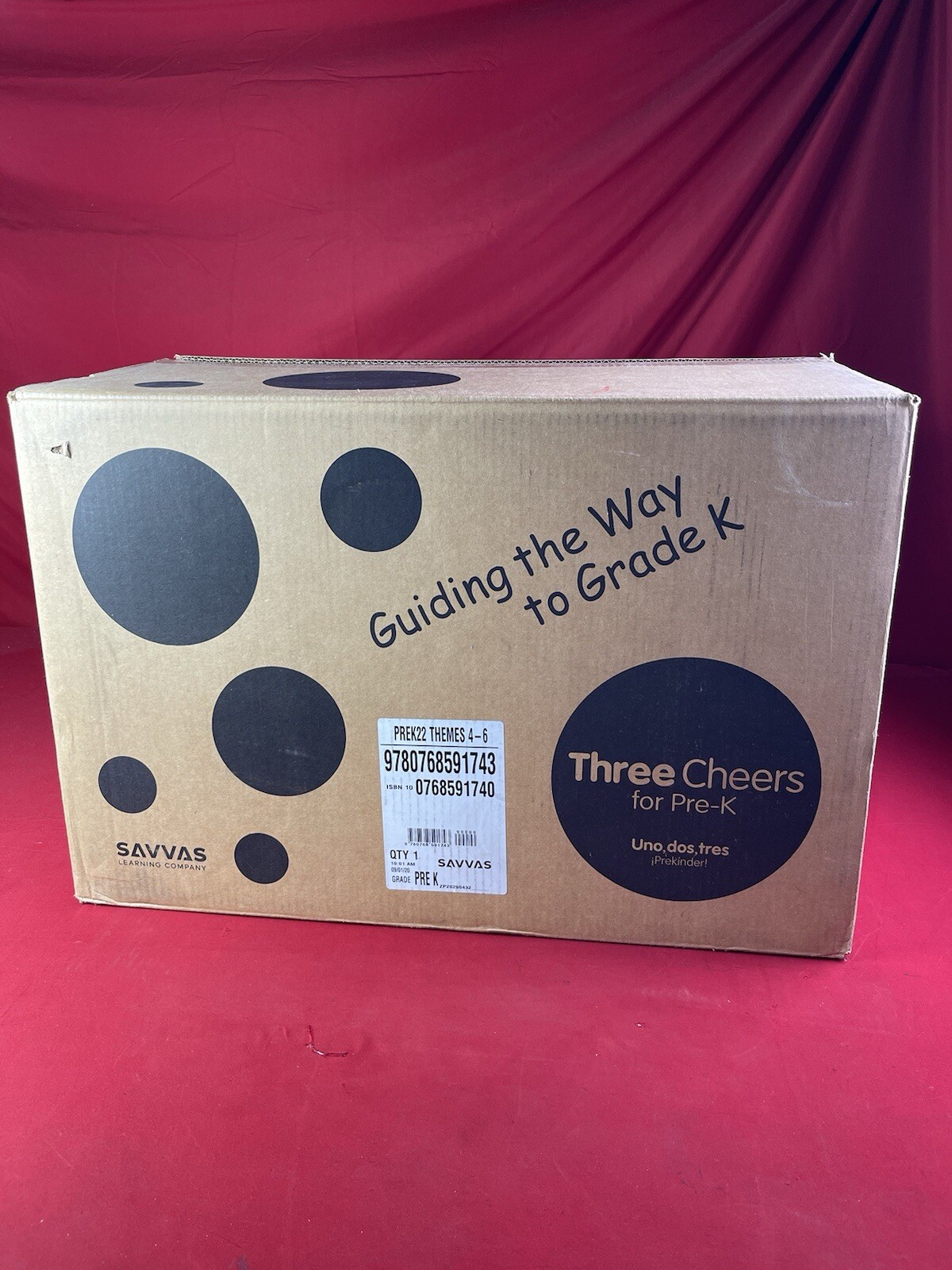 Savvas (PREK22 Themes 4-6) Three Cheers for Pre-K Homeschooling Kit – Brand New!