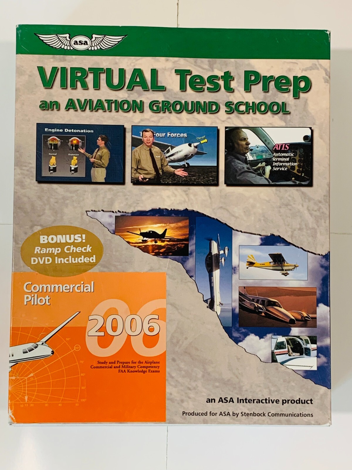 ASA: Virtual Test Prep an Aviation Ground School – Commercial Pilot – 2006