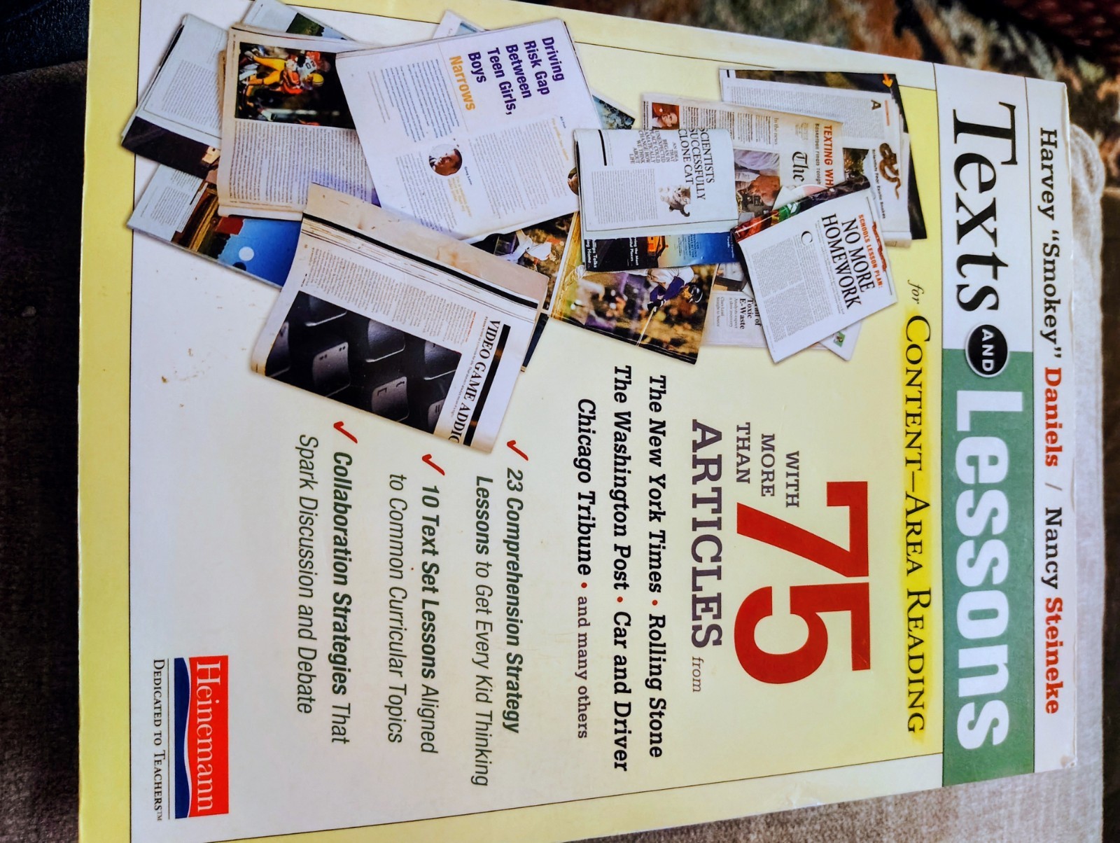 Texts and Lessons for Content-Area Reading Daniels Steineke Heinemann Study Gui…
