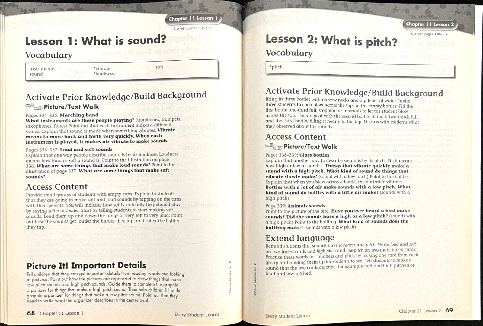 2nd Grade – SCIENCE – EVERY STUDENT LEARNS – TEACHER GUIDE (2006, Foresman)