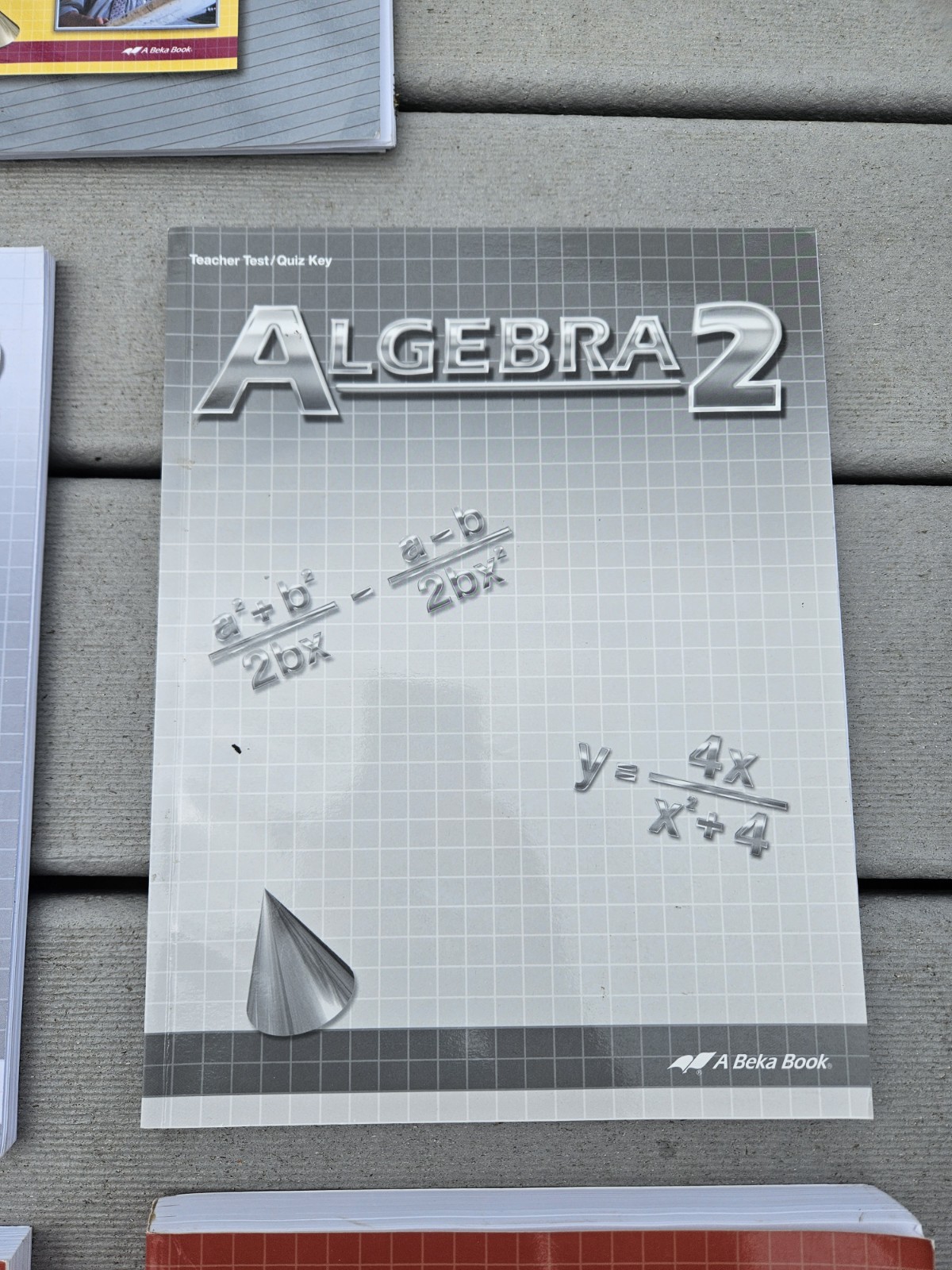 ABEKA ALGEBRA 2 Curriculum Set Homeschool Student Textbook Solution Key Test 5pc