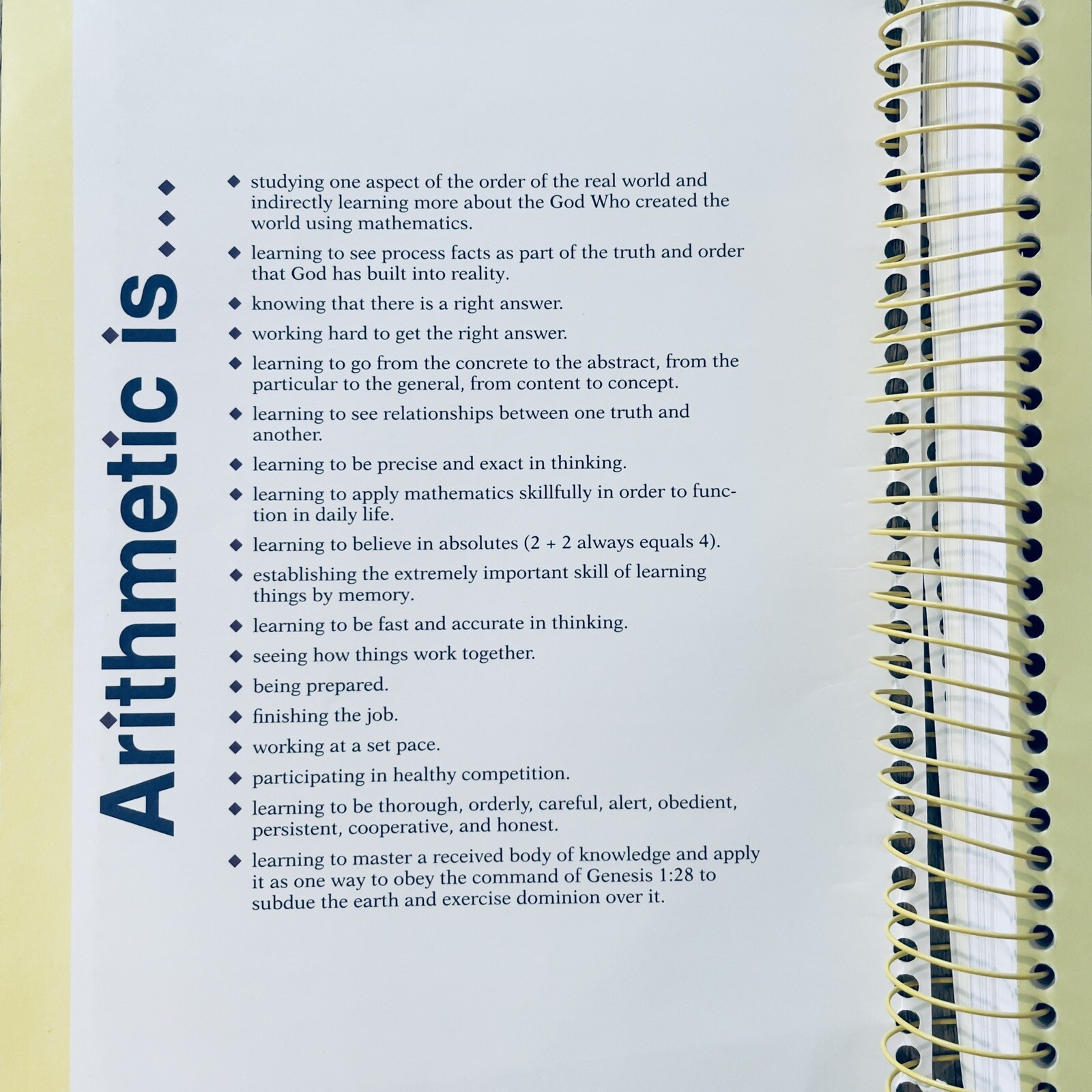 A Beka Book Arithmetic 6 Work Text Teacher Edition 3rd Edition 2002 Traditional