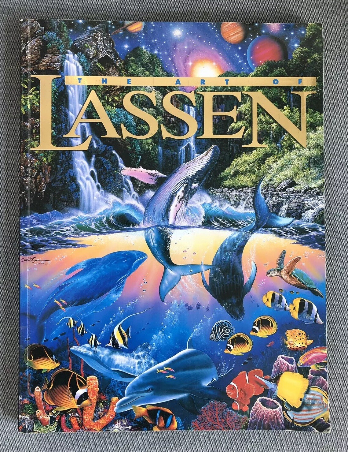 Large Art Print Book By Lassen Theme: Sealife, Ocean, Hawaii, Tropical Beach…