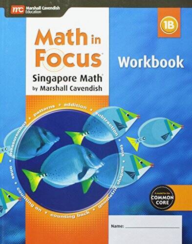 Math in Focus: Singapore Math: Student Workbook, Book B Grade 1 – GOOD
