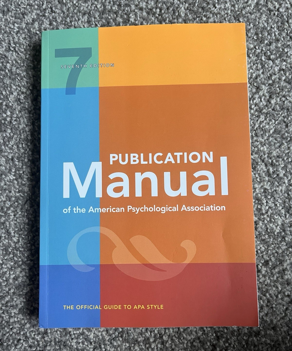 American Psychological Association APA Style Publication Manual 7th Edition 2019