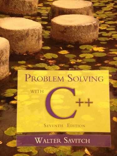 Problem Solving with C++ – Paperback, by Savitch Walter – Acceptable