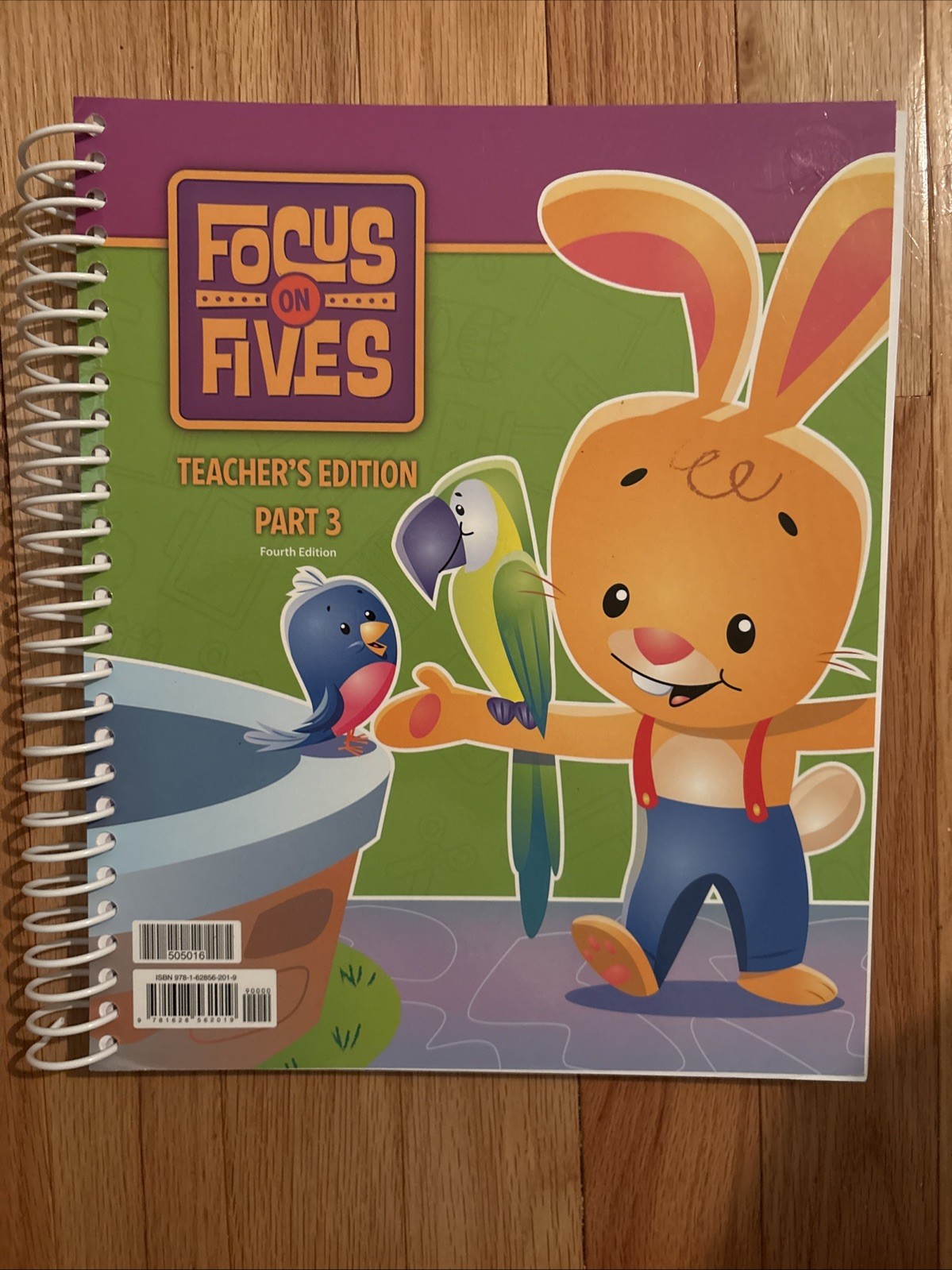 BJU PRESS Focus on Fives Teacher’s Edition Kindergarten Part 3 Only