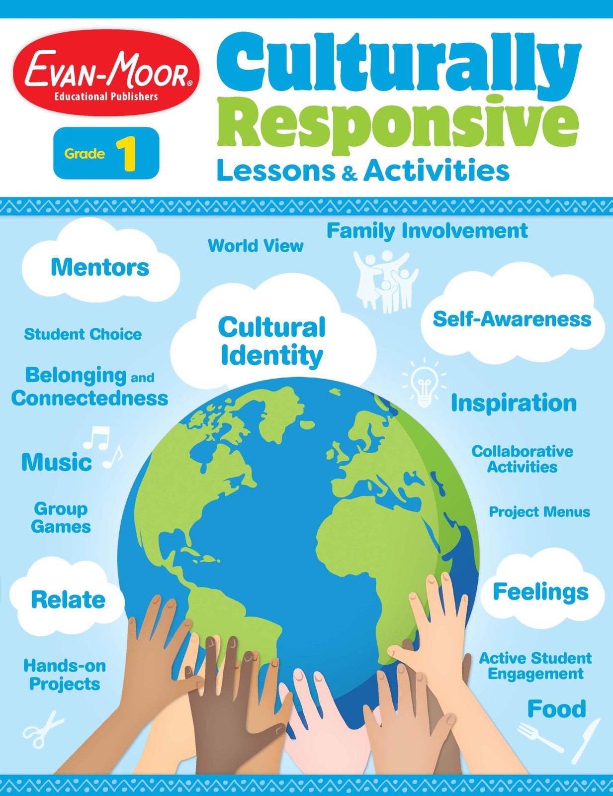 Evan-Moor Culturally Responsive Lessons and Activities Workbook grade 1, Tea…