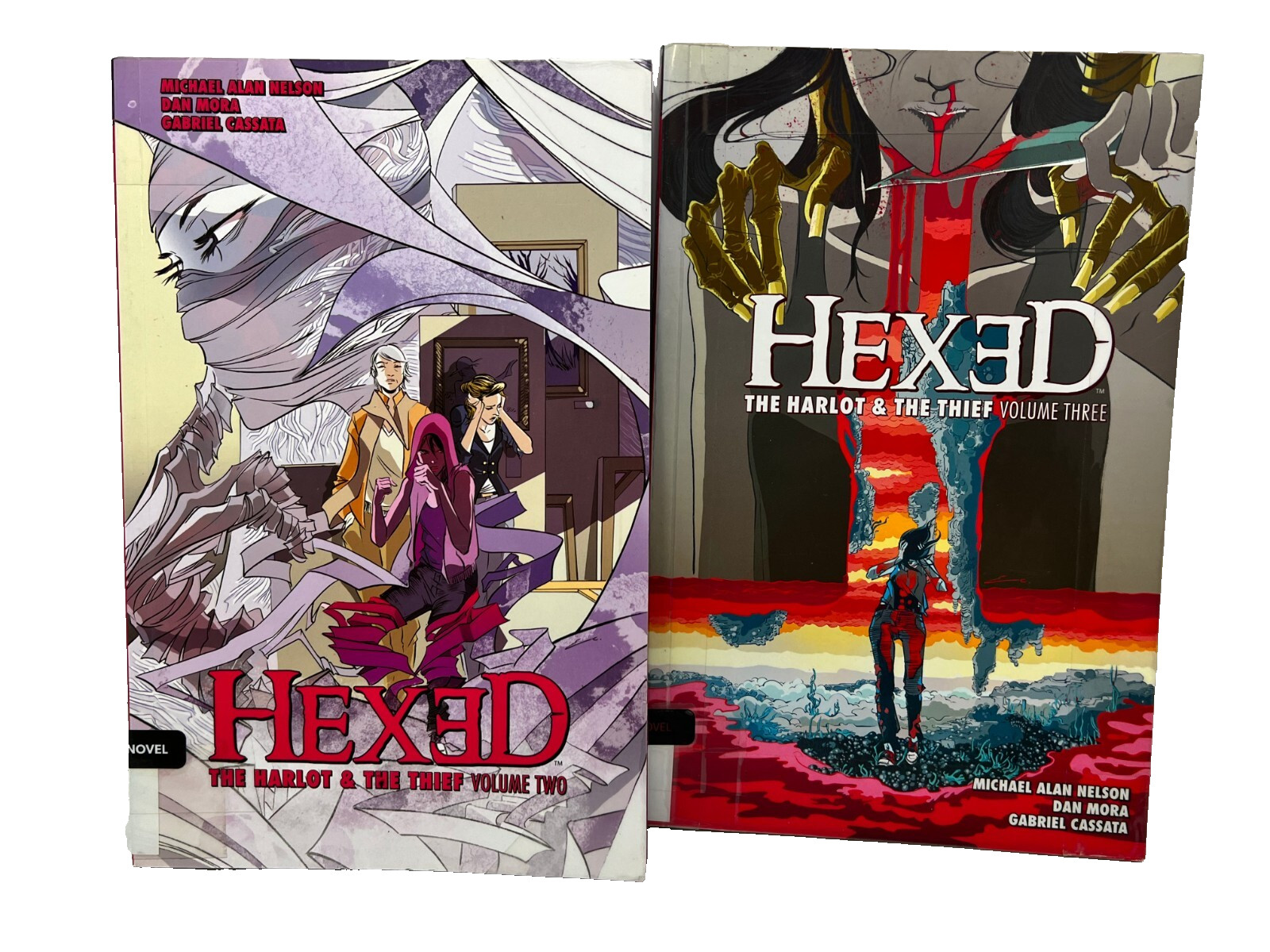 HEXED: THE HARLOT AND THE THIEF VOL. 2 & 3 By Michael Alan Nelson Ex Library