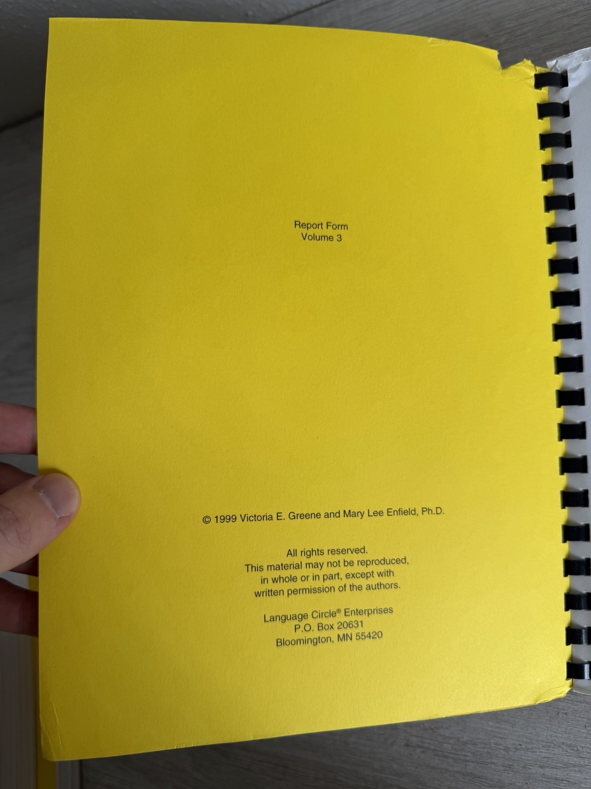 Language Circle Report Form Comprehension Guide Vol 1-3 Project Read Set