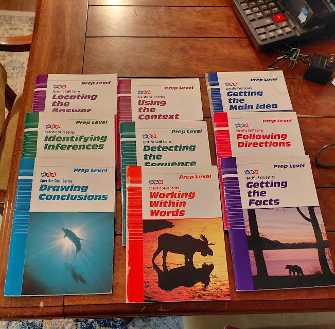 SRA Specific Skill Series Prep Complete Set Of 9 Enrichment Tutoring Bundle