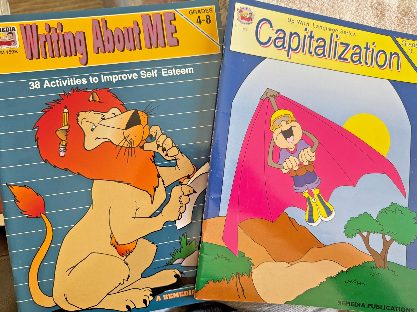 Remedia Teacher Resource Workbook Lot Capitalization Writing About Me SEL