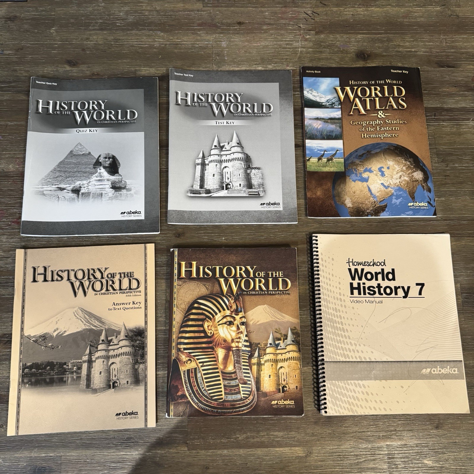 Abeka History Of The World Fifth Edition 7th Grade Student Textbook Teacher Keys