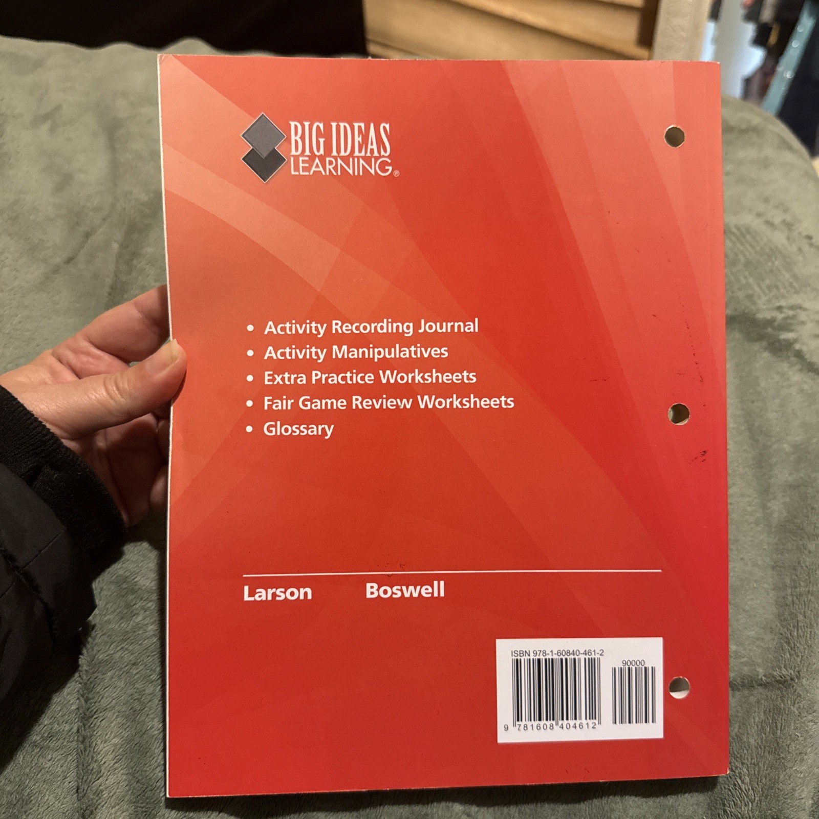 NEW BIG IDEAS MATH: Record & Practice Journal RED Math Homeschool