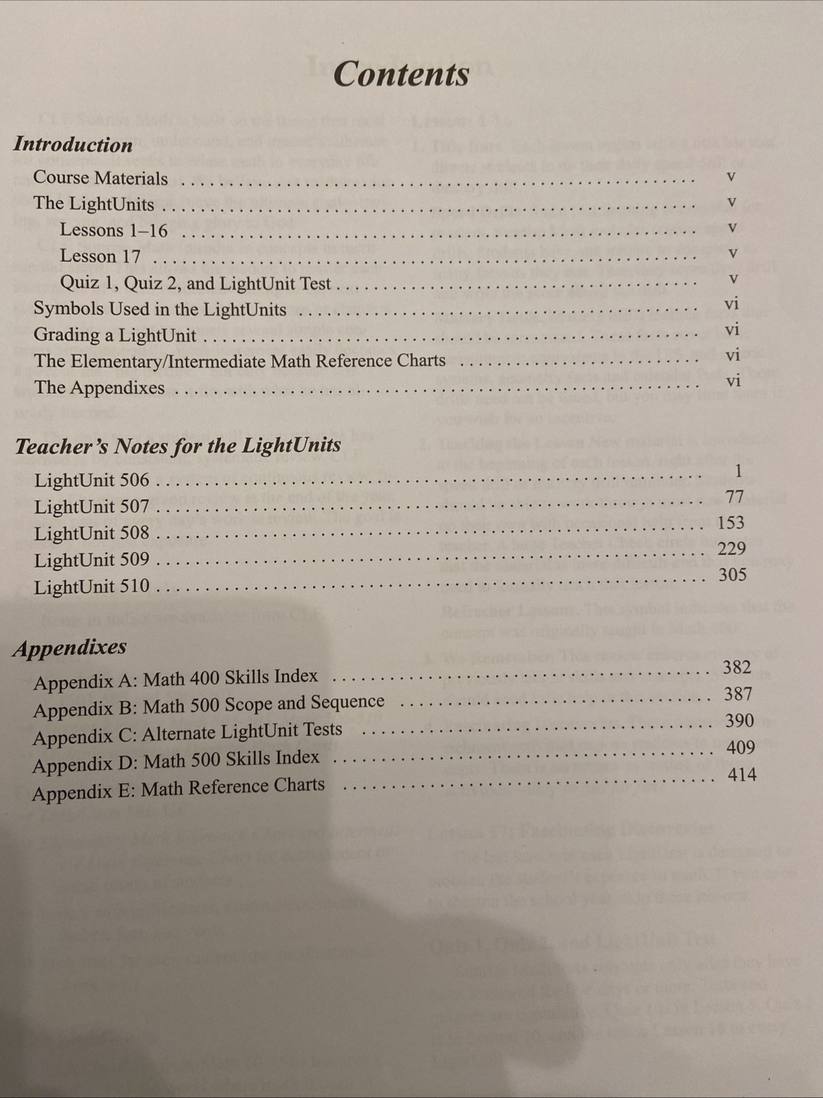 CLE Mathematics 5 Teacher’s Guide Complete Set 501-505 & 506-510 Sunrise Edition
