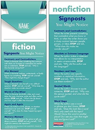 Notice & Note / Reading Nonfiction Signpostmarks: 30-Pack by Kylene Beers