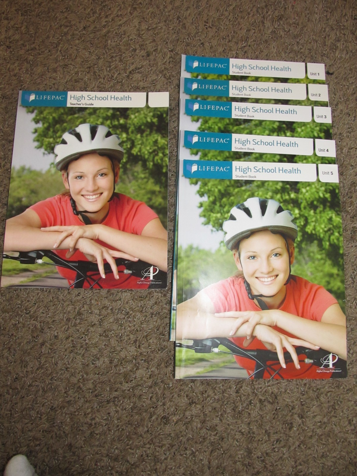 Alpha Omega LIFEPAC Elective HIGH SCHOOL HEALTH Complete Set Teacher Guide +5