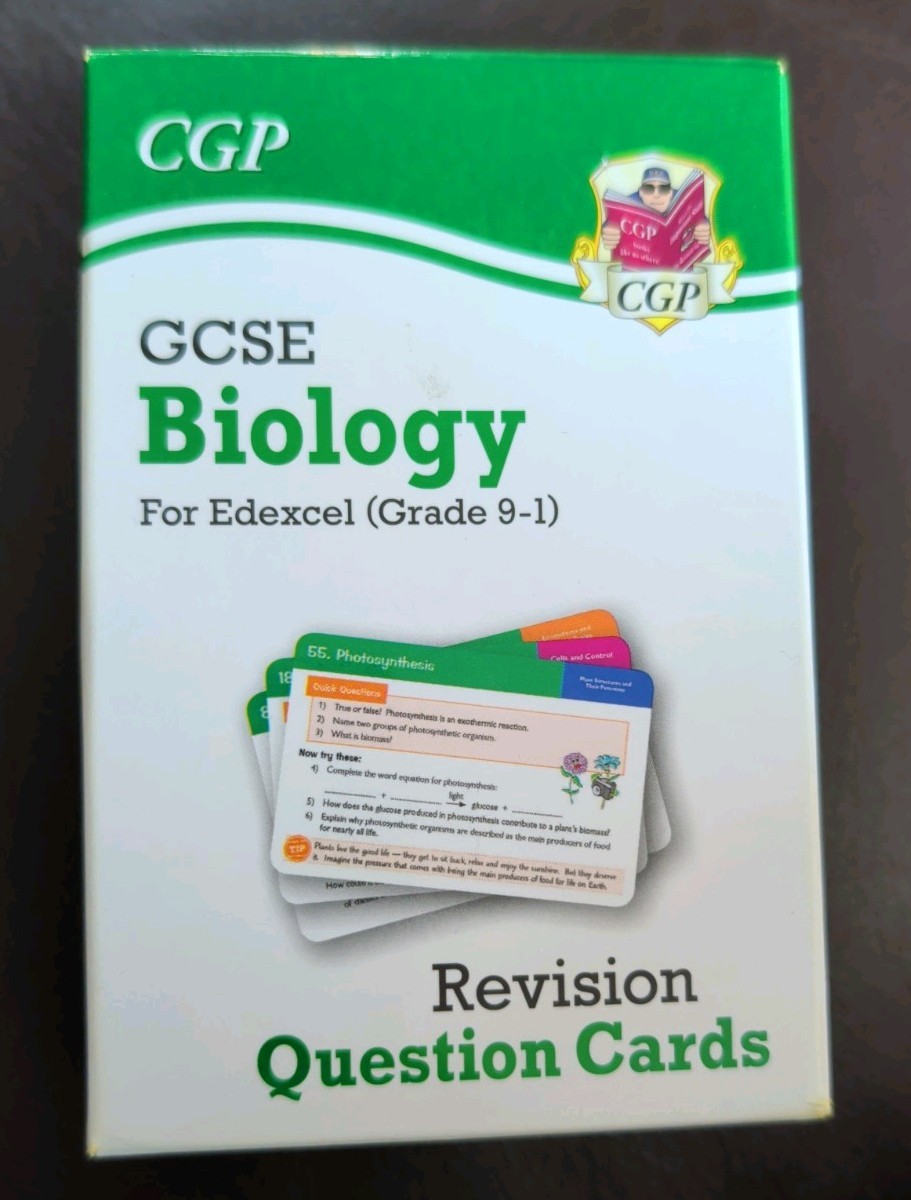 CGP ‘TRIPLE GCSE SCIENCE’: PHYSICS, BIOLOGY & CHEMISTRY – REVISION FLASH CARDS.