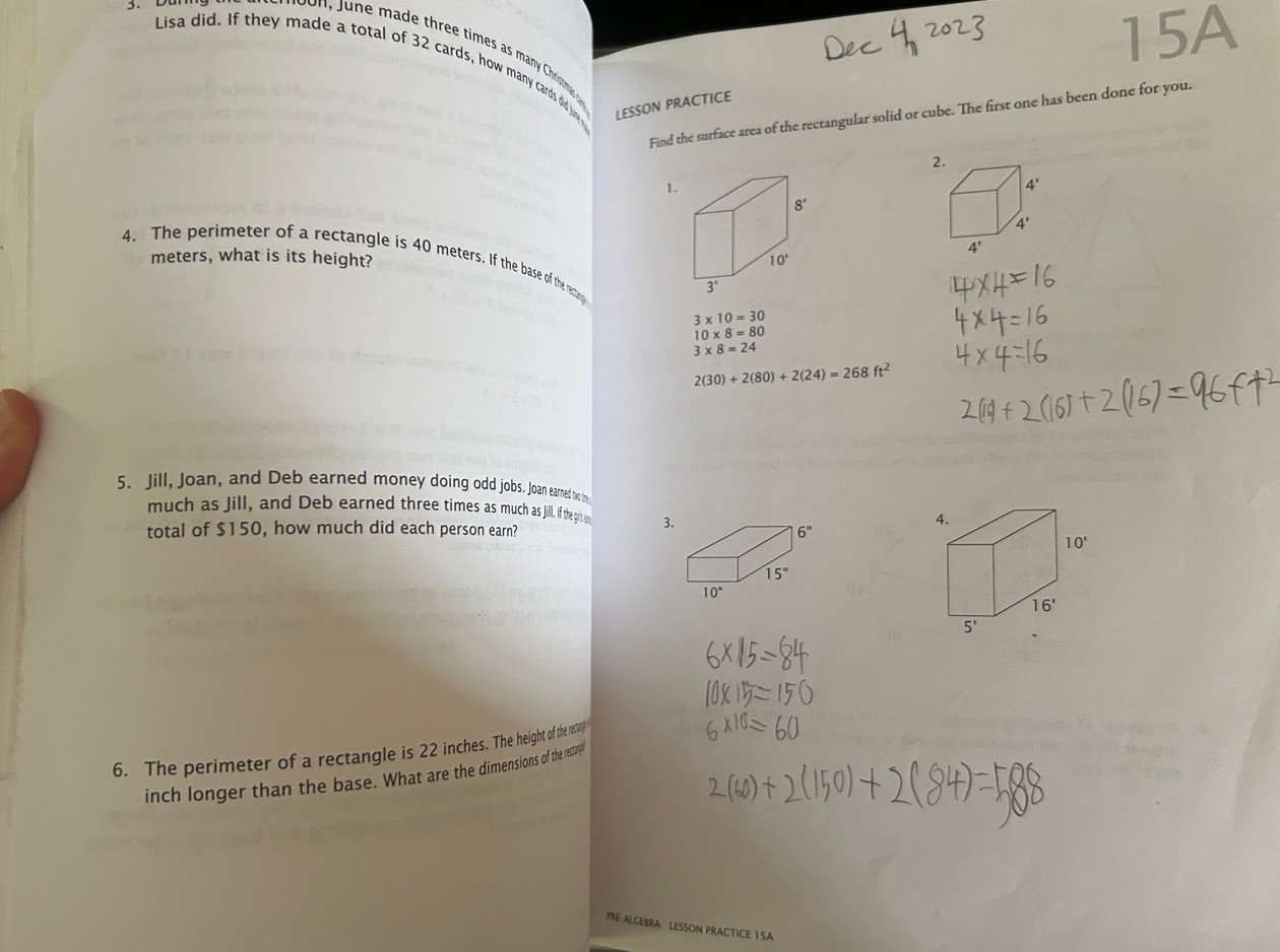 Math U See Pre-Algebra set student/tests/instruction manual SOME USED COMPLETED