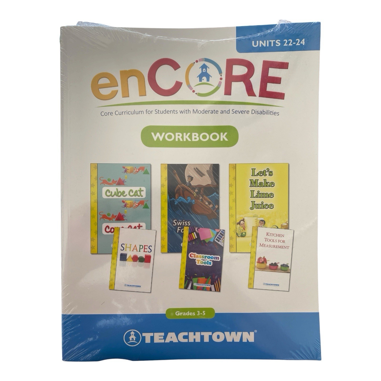 TeachTown enCORE Workbook Units 22-24 Grades 3-5 Special Education NEW Sealed