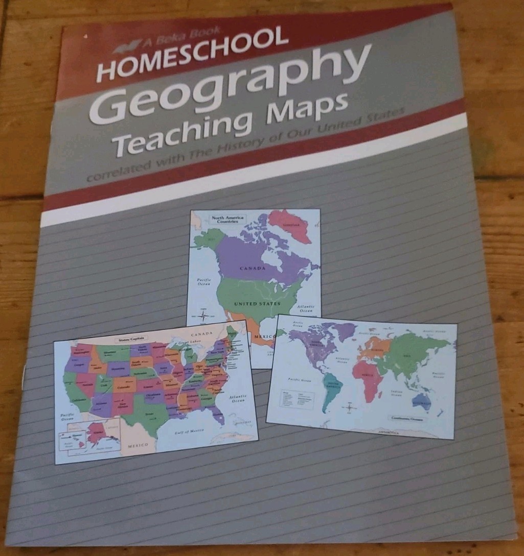 A Beka Book New World History & Geography Maps B Home School History Geography