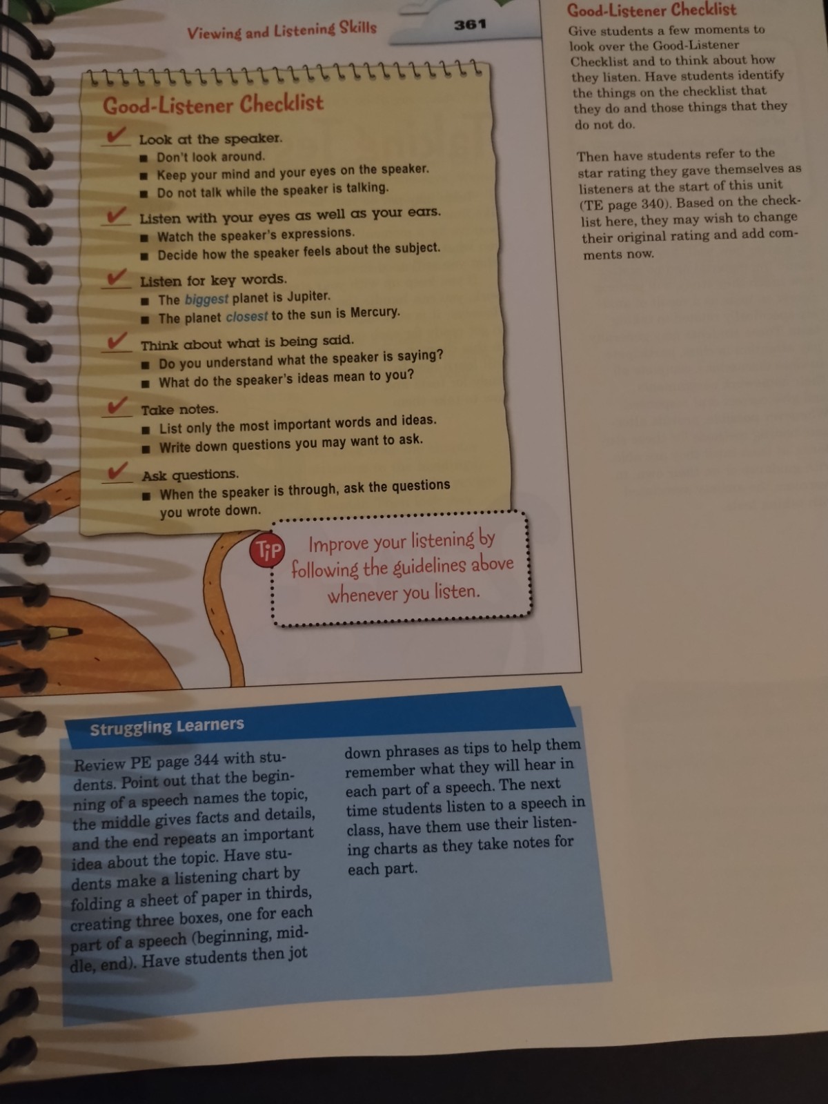Write Source Teacher’s Edition Grade 3 2006 Spiral Bound Teacher Resource…