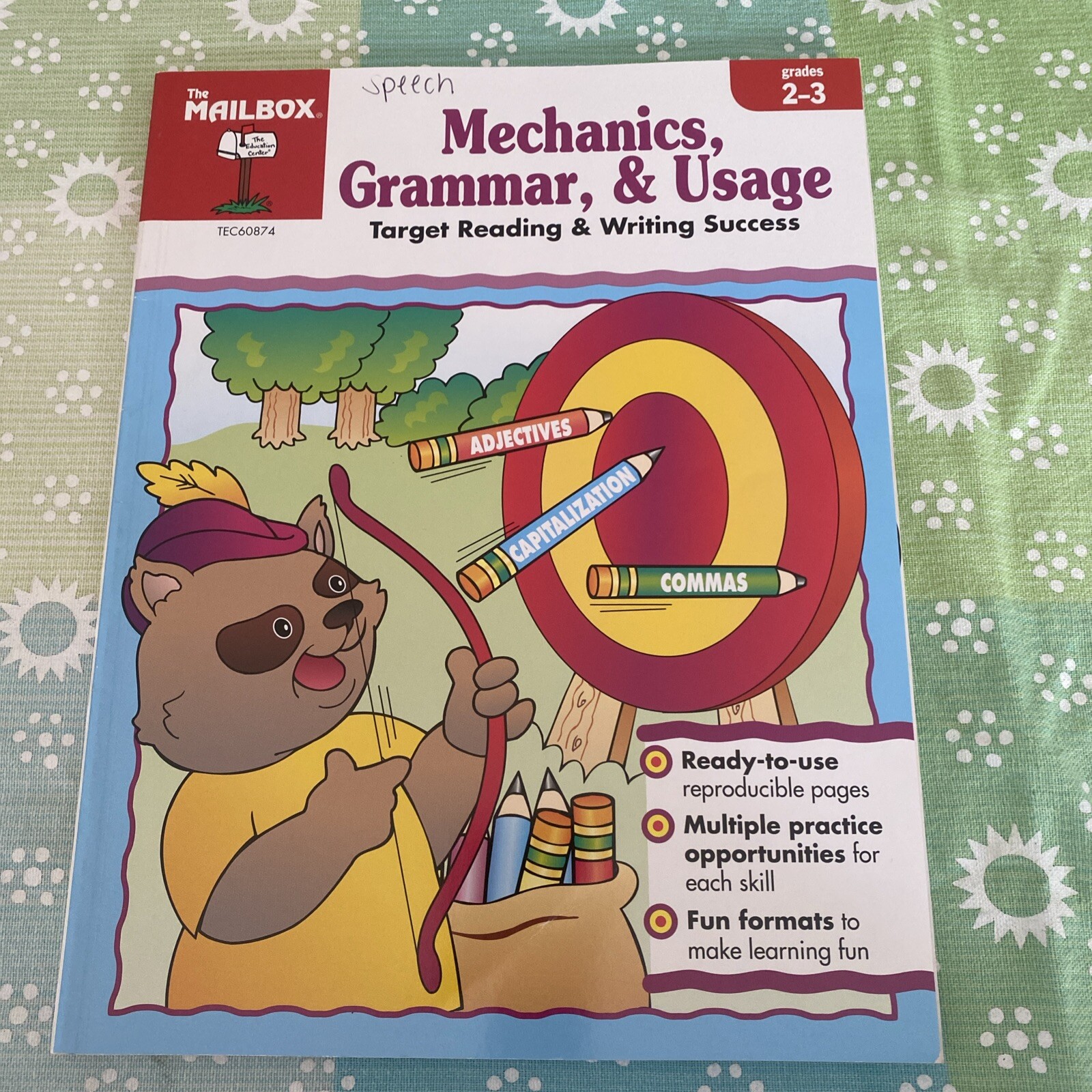 Target Reading & Writing Success: Mechanics Grammar & Usage Grades 2-3 Mailbox