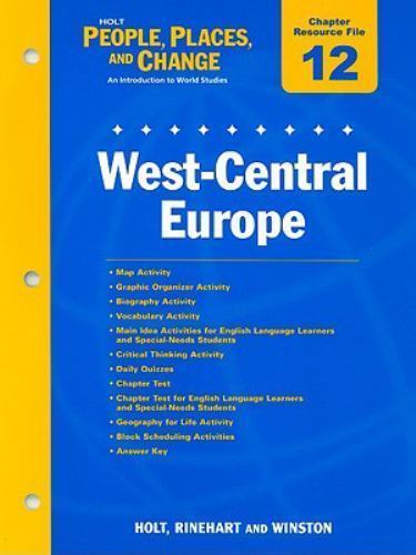 Holt People, Places, and Change Chapter 12 Resource File: West-Central Europe