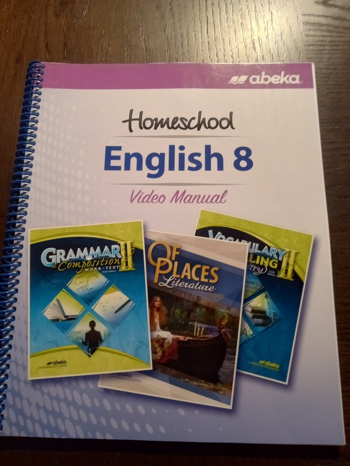 abeka 8th grade video manual English 8 for grammar II, spelling & literature