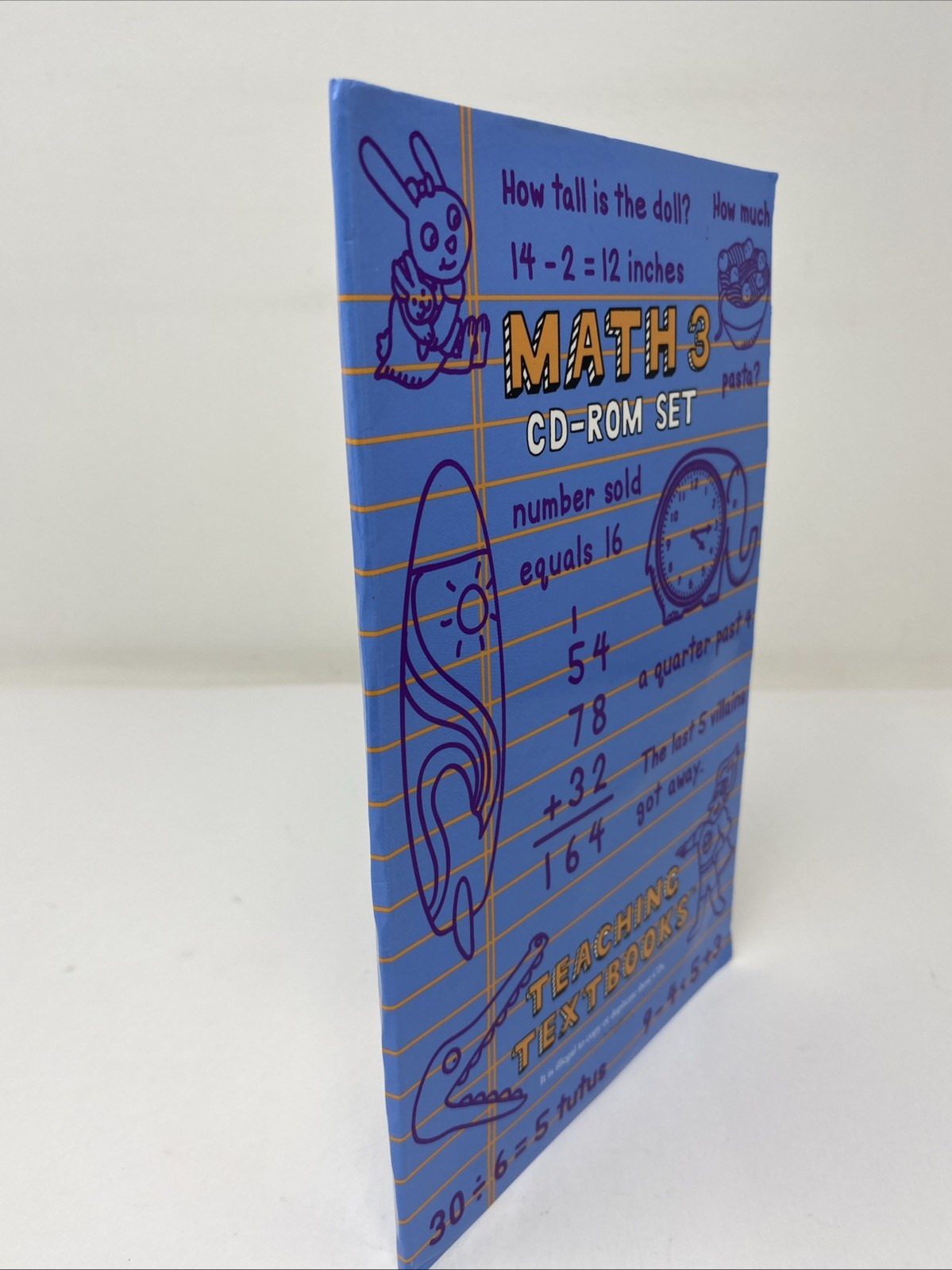 Teaching Textbooks Math 3 CD-ROM – Homeschooling Math – Complete CD Set (4-Disc)