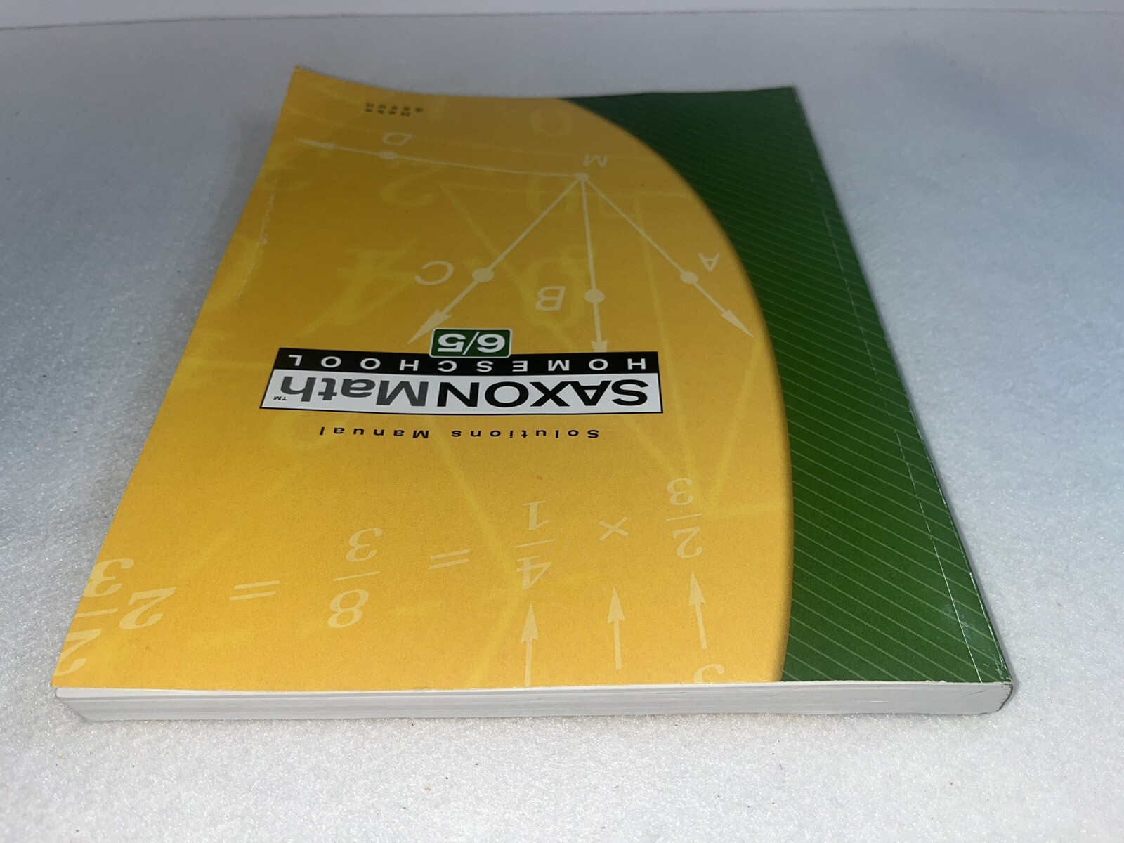 Saxon Math 6/5 : Homeschool Solutions Manual by Stephen Hake and Saxon