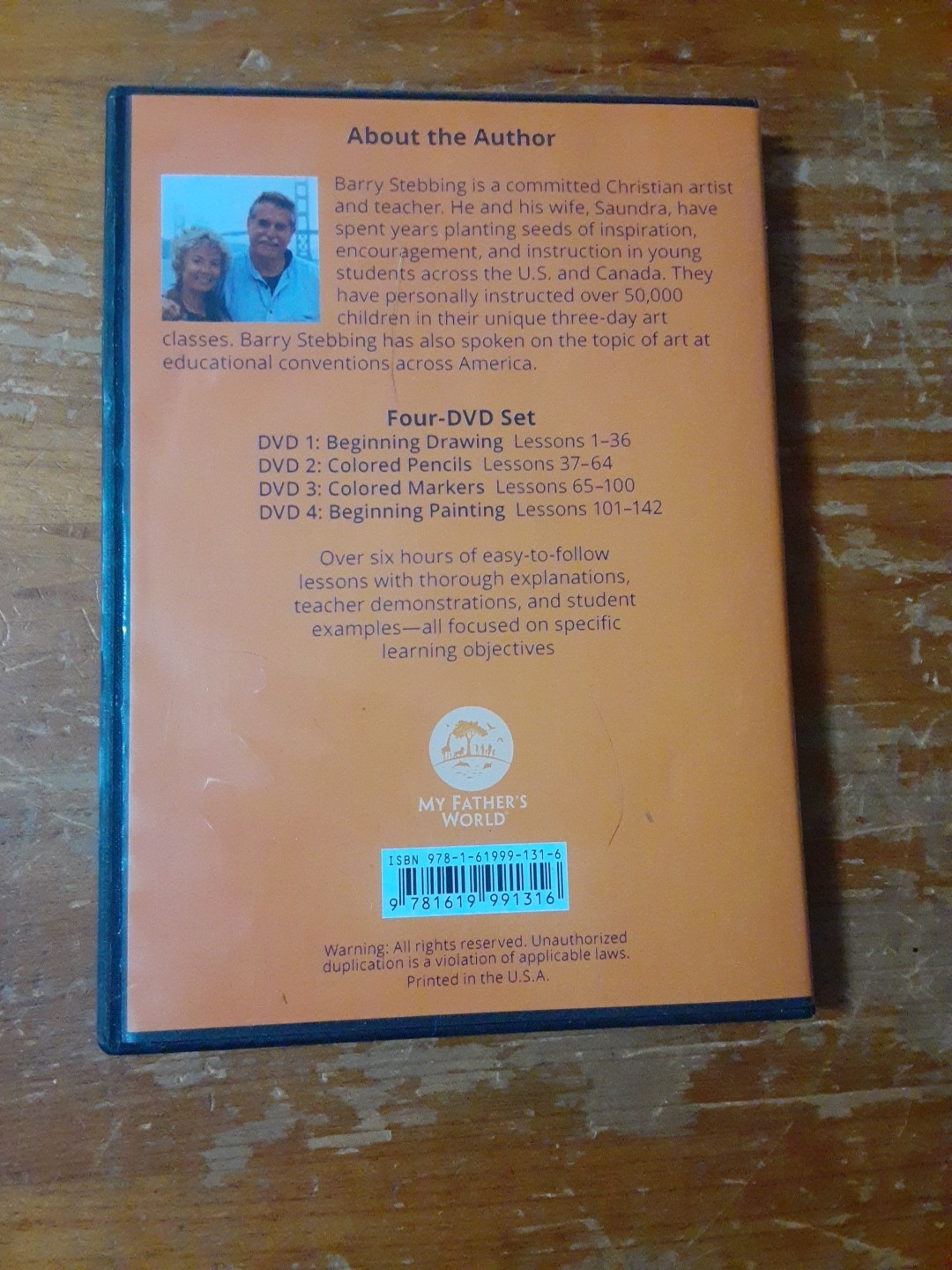 I Can Do All Things Beginning Drawing & Painting DVD by Stebing (4-Disc Set)