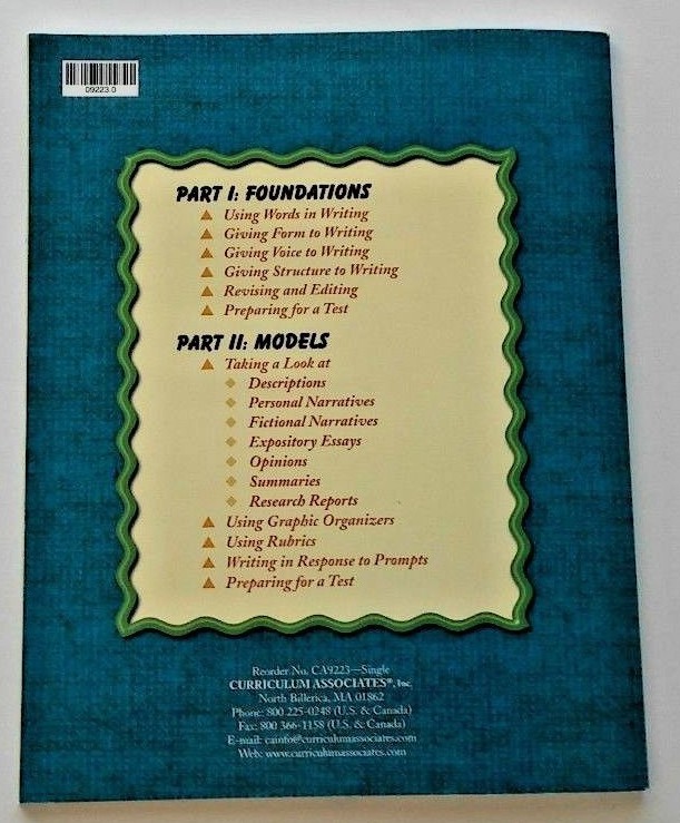 Write! Essential Writing Models, Grammar, Usage, Mechanics & More 3rd Grade 3 4