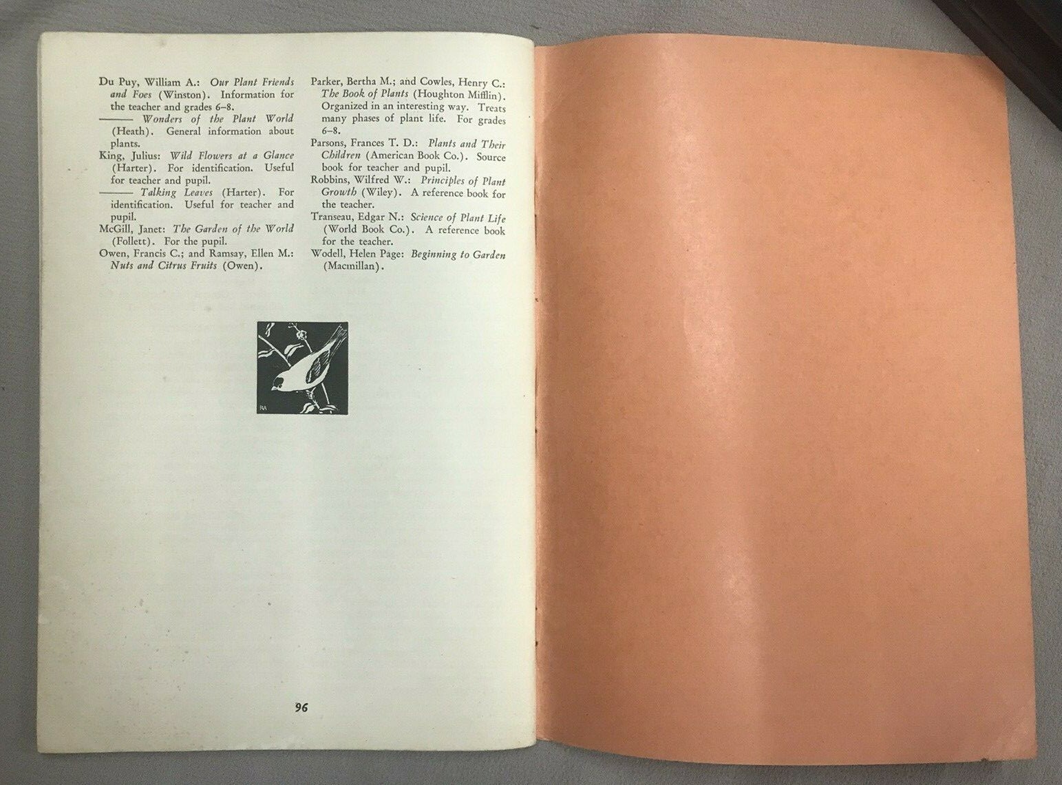 INSTRUCTOR HANDBOOK SERIES ELEMENTARY SCIENCE FOR ALL GRADES -1936